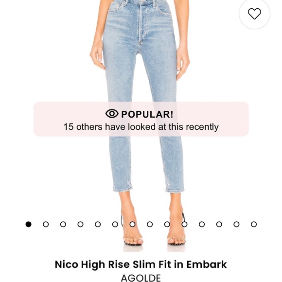 Nico high rise Agolde jeans - Picture 7 of 7